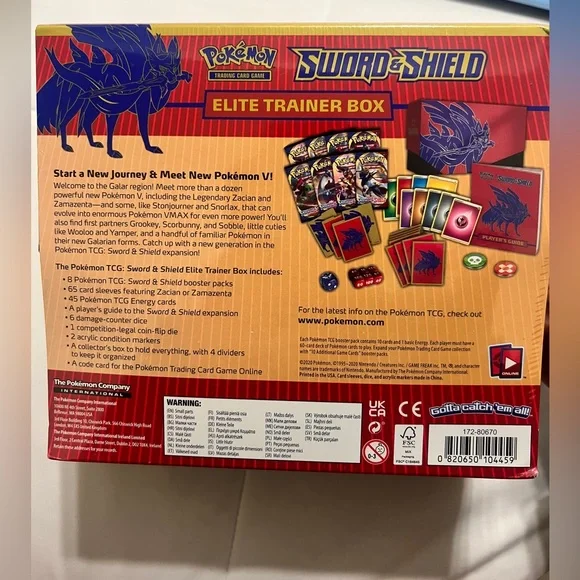Pokemon Sword & Shield Elite Trainer Box - Picture 3 of 4